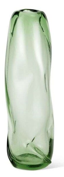 Ferm LIVING - Water Swirl Vase Tall Recycled Clear/Green ferm LIVING