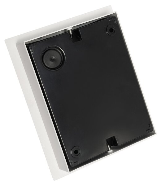 Nowoczesna lampa ścienna zewnętrzna biała z LED IP54 - Simon