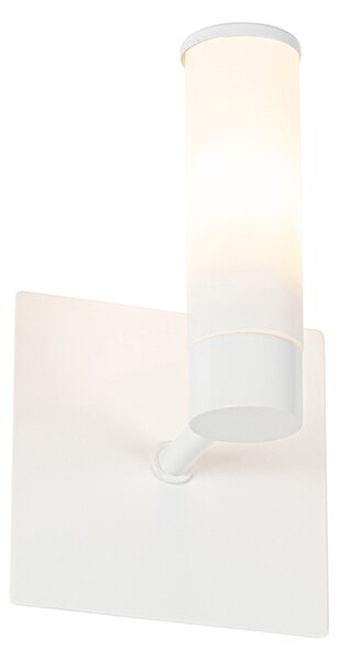 Nowoczesna lampa ścienna do łazienki biała IP44 - Bath