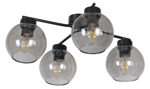 Industrialna lampa sufitowa z dymionymi kloszami - A797 T4-L73