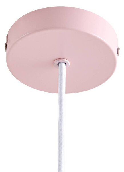 Lampa wisząca Leilani Lucande, możliwość ściemniania, fioletowy / różowy / bladoróżowy, salon / jadalnia, szkło, design