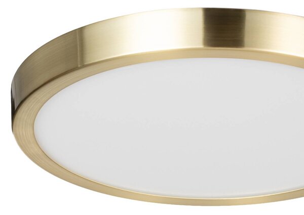 Lampa sufitowa Sorela Lindby, możliwość ściemniania, mosiężny / złoty, salon / jadalnia, metal, nowoczesny