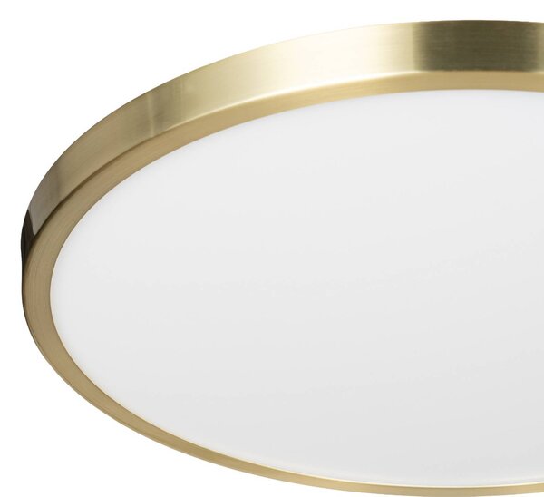 Lampa sufitowa Sorela Lindby, możliwość ściemniania, mosiężny / złoty, salon / jadalnia, metal, nowoczesny