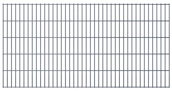 Panel ogrodzeniowy 2D, 2,008 x 1,03 m, szary