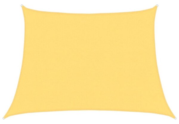 Żagiel przeciwsłoneczny, 160 g/m², beżowy, 4/5x3 m, hdpe