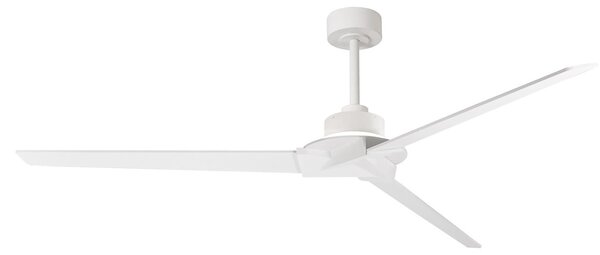 Wentylator sufitowy LED Brisa Mini, biały, DC, cichy, CCT – Mantra Mantra Iluminación, Brisa Mini, ściemnialny, biały, łazienka, drewno, nowoczesny