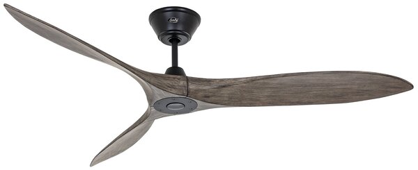 Wentylator sufitowy Eco Airscrew 152 cm, czarny, drewno – CasaFan CasaFan, Eco Airscrew, drewniany, salon, drewno, nowoczesny