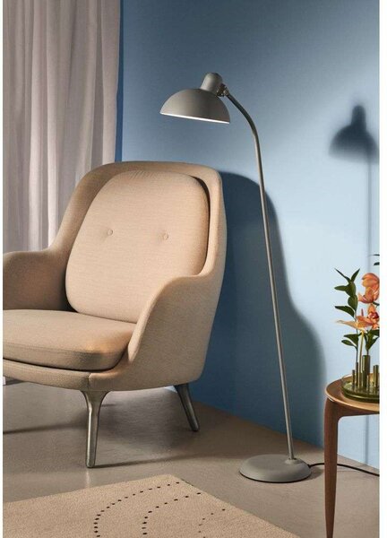 Fritz Hansen - KAISER idell™ 6556-F Lampa Podłogowa Mat Easy Szara