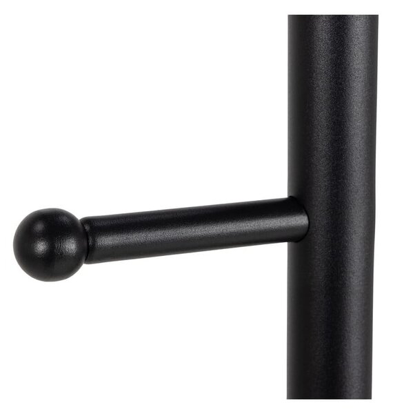 Czarny metalowy wieszak Aspen – Actona