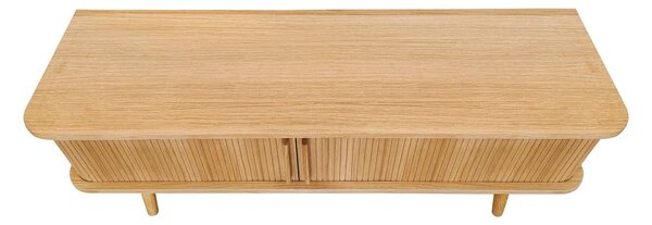 Szafka pod TV w dekorze dębu 138x50 cm Rove – Woodman