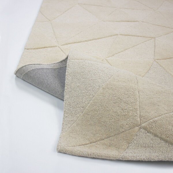Beżowy wełniany dywan tkany ręcznie 120x170 cm Shard – Flair Rugs