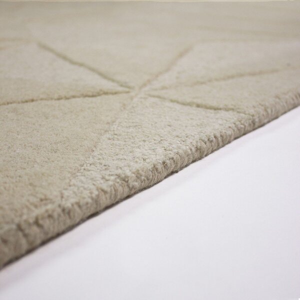 Beżowy wełniany dywan tkany ręcznie 120x170 cm Shard – Flair Rugs