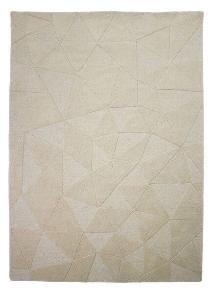 Beżowy wełniany dywan tkany ręcznie 120x170 cm Shard – Flair Rugs