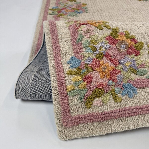 Wełniany dywan tkany ręcznie 160x230 cm Elise Floral – Flair Rugs