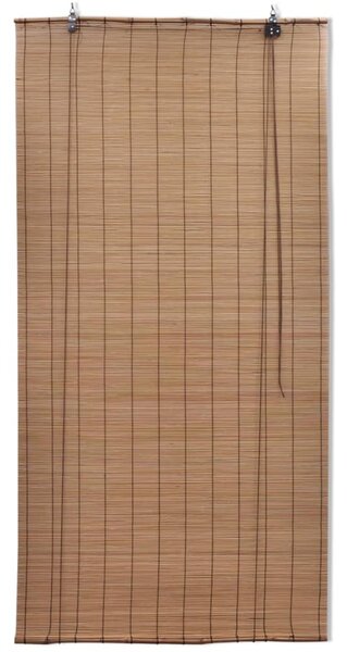 Rolety bambusowe, 120 x 220 cm, brązowe