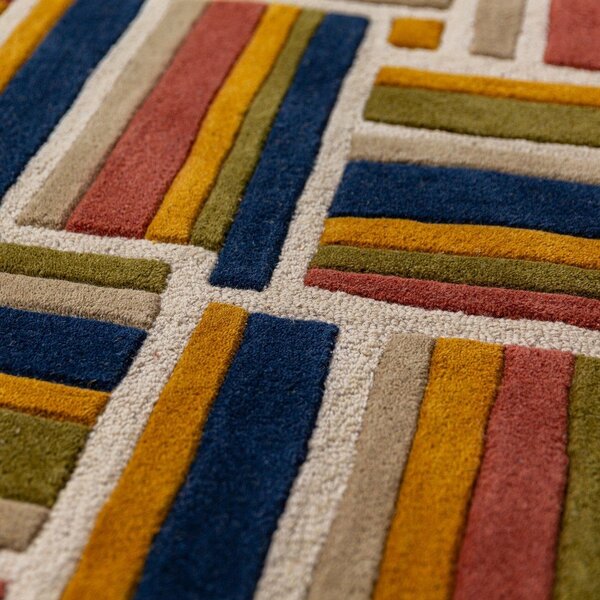Wełniany dywan tkany ręcznie 140x200 cm Lattice Shaped – Flair Rugs