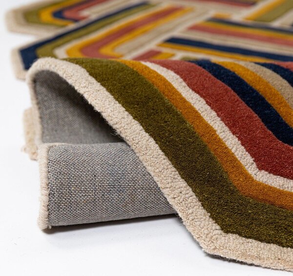 Wełniany dywan tkany ręcznie 140x200 cm Lattice Shaped – Flair Rugs