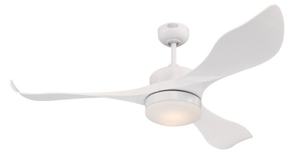 Wentylator sufitowy LED Pierre, biały, cichy, DC – Westinghouse Westinghouse, Pierre, ściemnialny, biały, salon, tworzywo sztuczne, nowoczesny