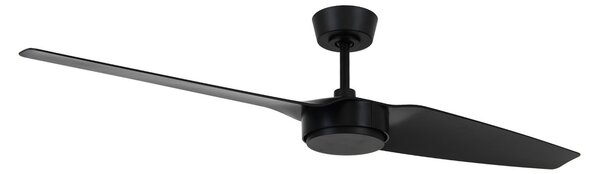 Wentylator sufitowy Condor, czarny, DC, cichy, Ø 137 cm – Beacon Beacon Lighting, Condor, czarny, salon, tworzywo sztuczne, nowoczesny