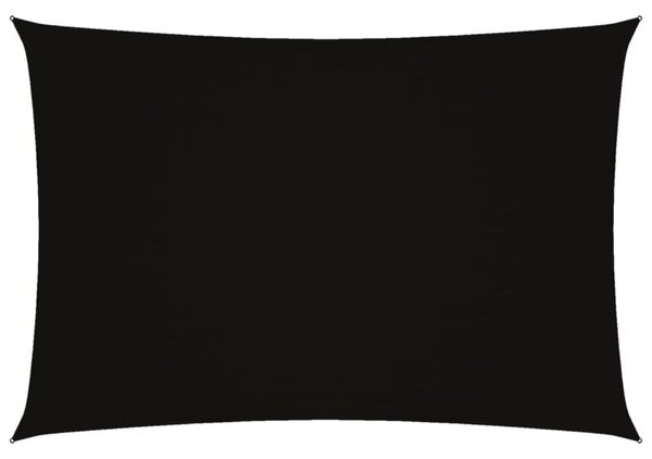 Prostokątny żagiel ogrodowy, tkanina oxford, 3x5 m, czarny