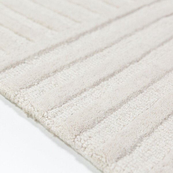 Wełniany dywan tkany ręcznie w kolorze kości słoniowej 160x230 cm Zen Garden – Flair Rugs