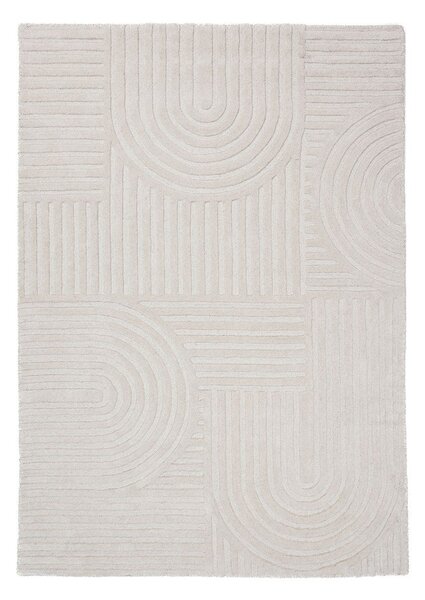Wełniany dywan tkany ręcznie w kolorze kości słoniowej 160x230 cm Zen Garden – Flair Rugs