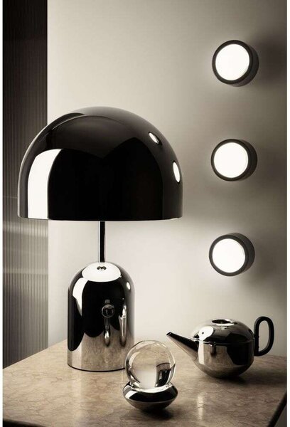 Tom Dixon - Bell Portable Lampa Stołowa H28 Silver