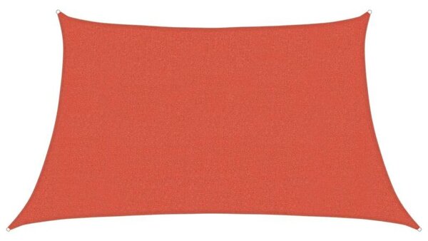 Żagiel przeciwsłoneczny, 160 g/m², terakotowy, 3/4x2 m, hdpe