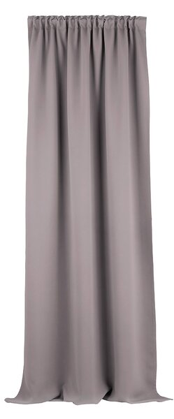 Zasłona zaciemniająca na taśmie marszczącej ciepły szary 140 x 280cm 1 szt