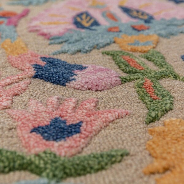Wełniany chodnik tkany ręcznie 80x300 cm Amira Floral – Flair Rugs