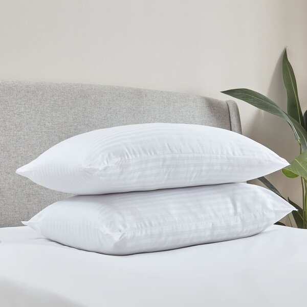 Poduszka 2 szt. 48x74 cm Hotel Satin Stripe – Catherine Lansfield