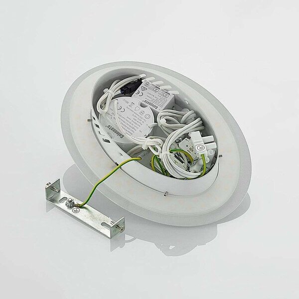 Lucande - Kimo LED RoundLampa Ścienna White