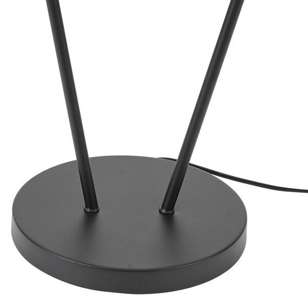 Nowoczesna lampa podłogowa czarna 2-źródła światła GU10 35mm - Thomas