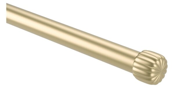 Stalowy regulowany karnisz w kolorze matowego złota 168 - 305 cm Cleo – Umbra