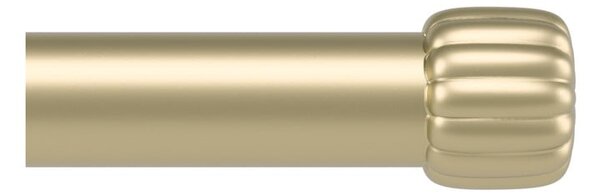 Stalowy regulowany karnisz w kolorze matowego złota 168 - 305 cm Cleo – Umbra