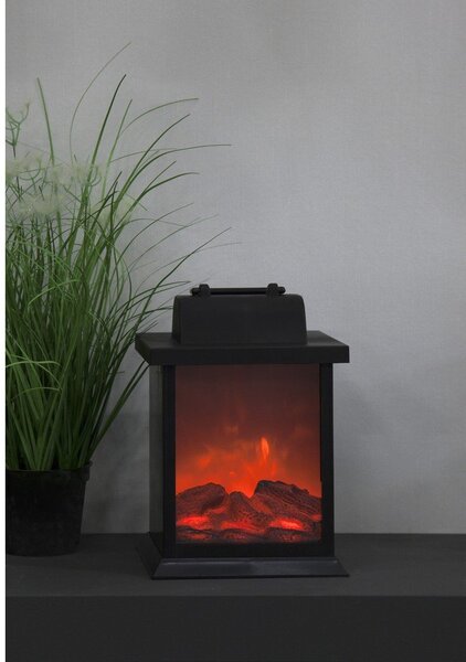 Dekoracja świetlna LED imitująca ogień Star Trading Fireplace, szer. 15 cm