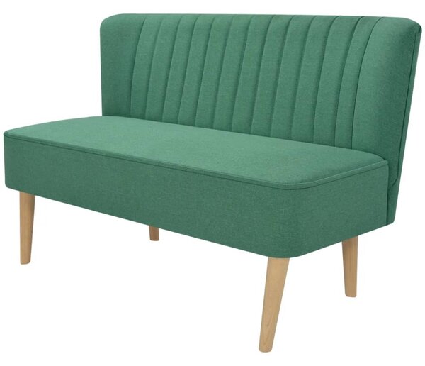 Sofa 117x55,5x77 cm, zielony materiał