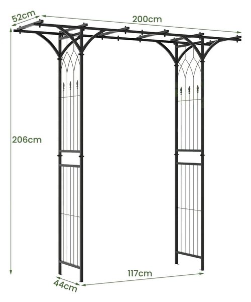 Dekoracyjna pergola ogrodowa