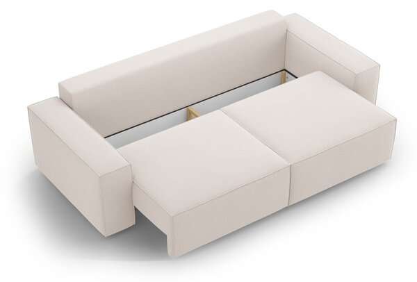 Beżowa rozkładana sofa 247 cm Jodie – Micadoni Home
