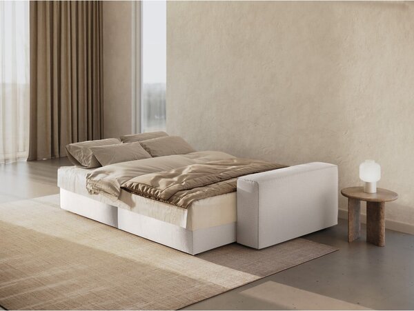 Beżowa rozkładana sofa 247 cm Jodie – Micadoni Home