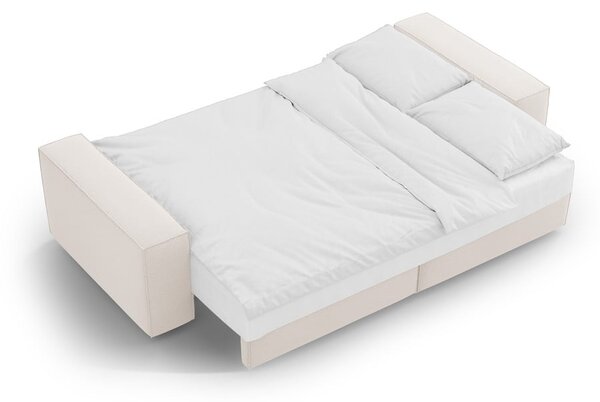 Beżowa rozkładana sofa 247 cm Jodie – Micadoni Home