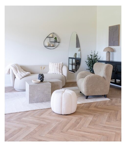 Poduszka dekoracyjna ze sztucznego futra 45x45 cm Galena – House Nordic