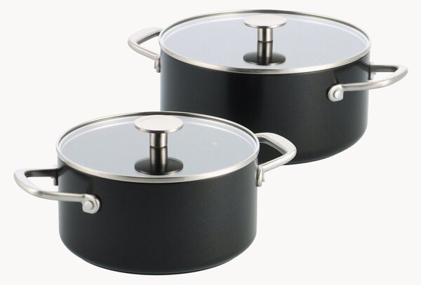 Komplet garnków z powłoką zapobiegającą przywieraniu Advanced Forged Aluminium, 4 elem