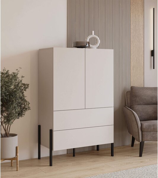 MebleMWM Bieliźniarka 2D2S JUKON S | Cashmere