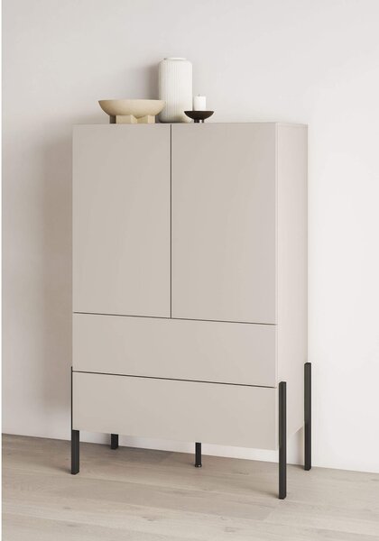 MebleMWM Bieliźniarka 2D2S JUKON S | Cashmere