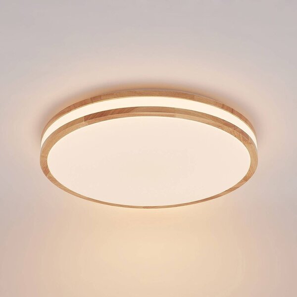 Lindby - Emiva Center Lampa Sufitowa Wood/White