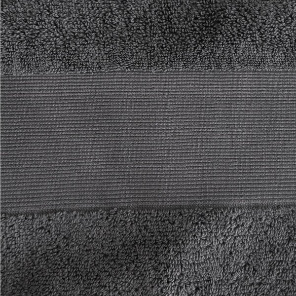 Ciemnoszary bawełniany ręcznik kąpielowy frotte 70x120 cm Anti-Bacterial – Catherine Lansfield