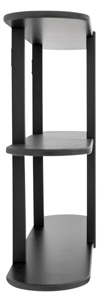 Czarna wielopoziomowa półka 80 cm Vicente – Bloomingville
