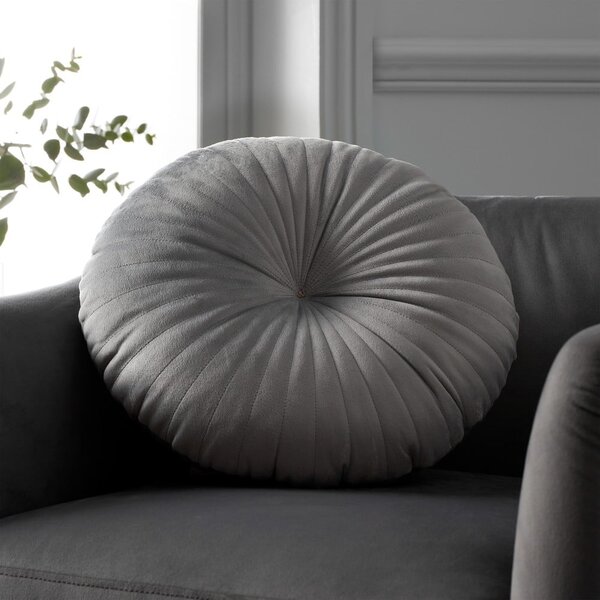 Aksamitna poduszka dekoracyjna ø 40 cm Round Soft Touch – Catherine Lansfield