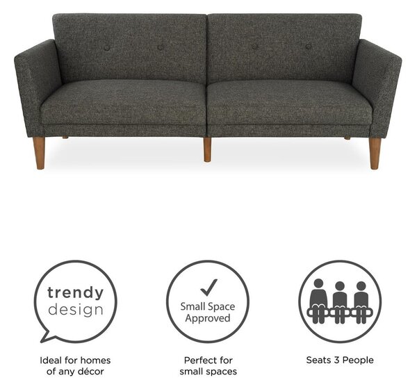 Szara rozkładana sofa 205 cm Regal – Novogratz